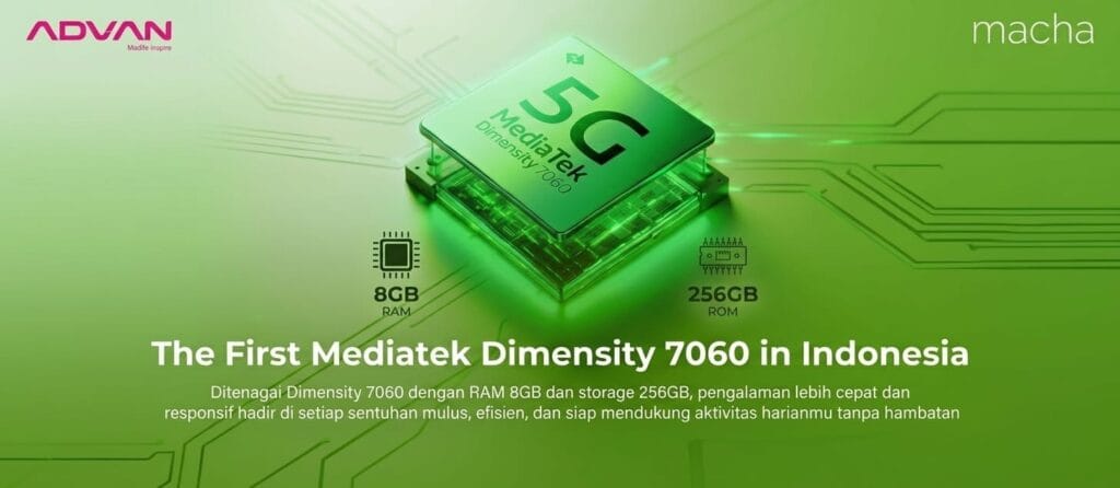 Mediatek Dimensity 7060 5G Advan Macha 5G