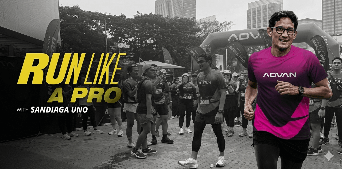 event run like a pro bersama sandiaga uno