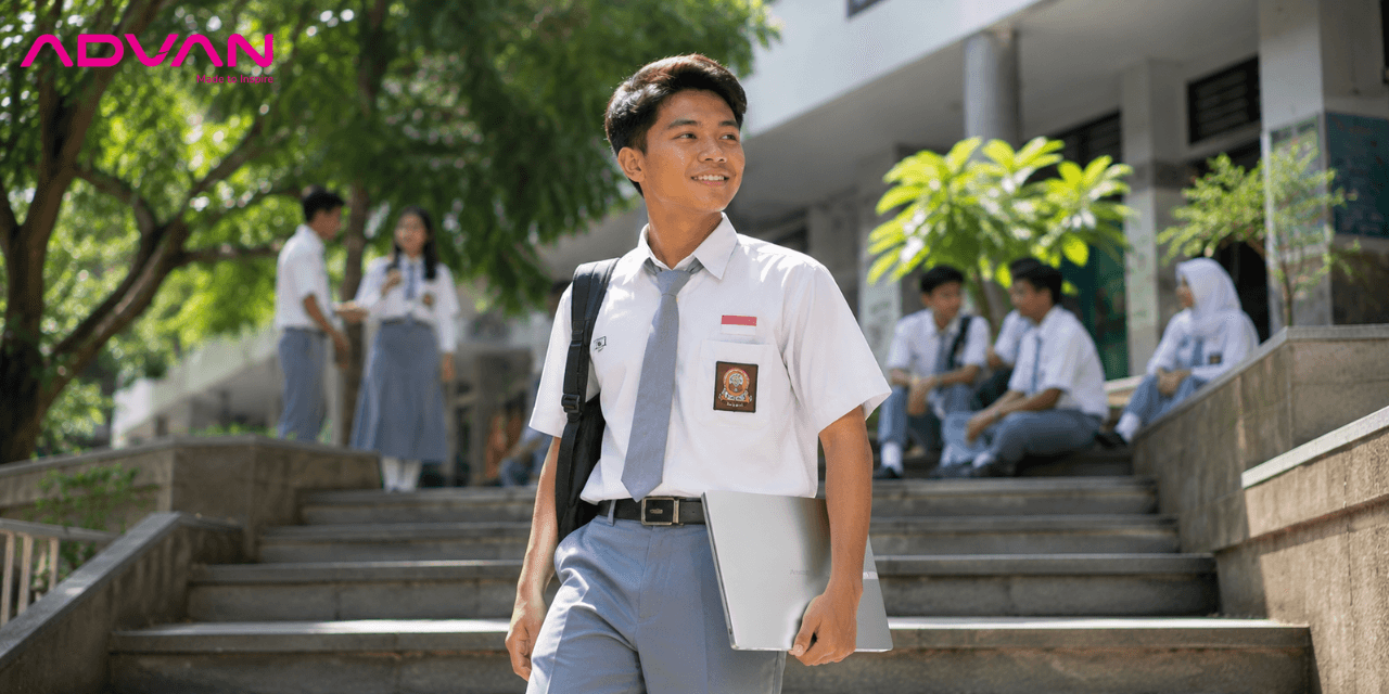 laptop gaming ringan advan pixwar t untuk sekolah