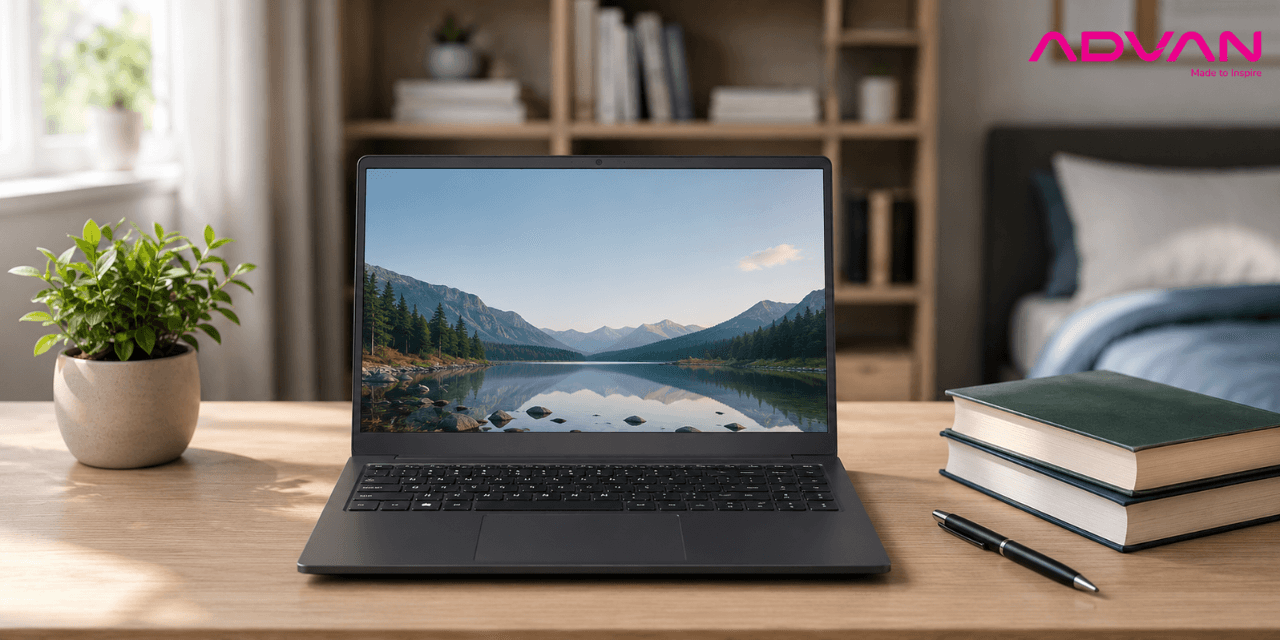 Advan Workamte AMD Laptop Pelajar SMA