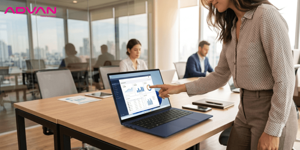 laptop ai touchscreen 9 jutaan terbaik advan aigen ultra t