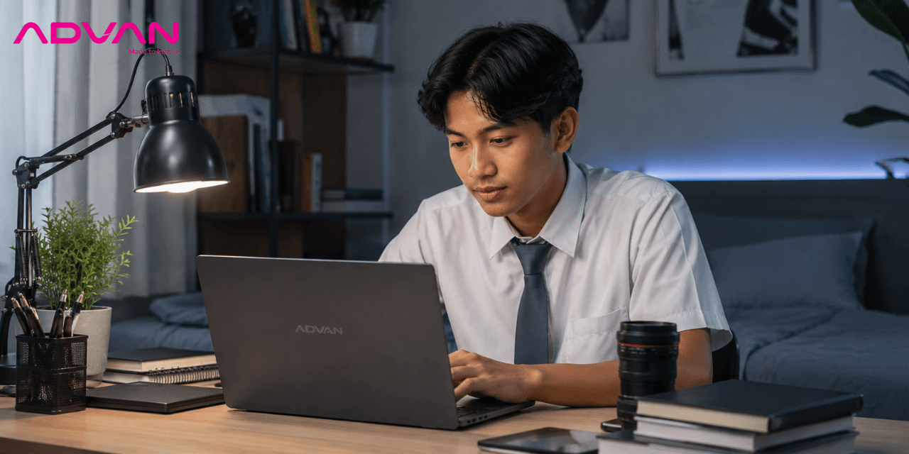 laptop anak sekolah murah advan workmate amd