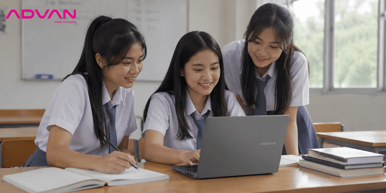 Upgrade cara belajarmu dengan laptop pelajar terbaik Advan