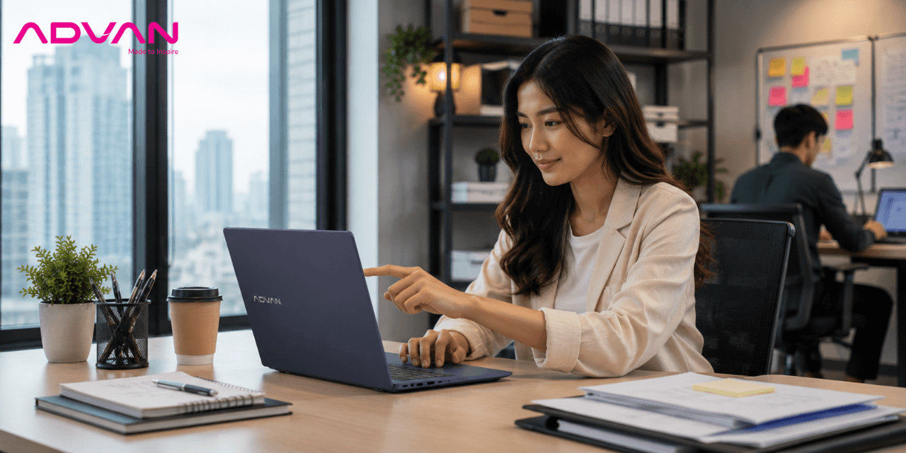 laptop touchscreen terbaik advan