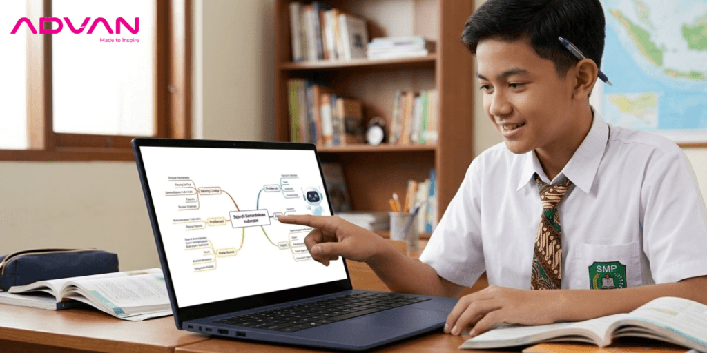 laptop untuk sekolah terbaik advan