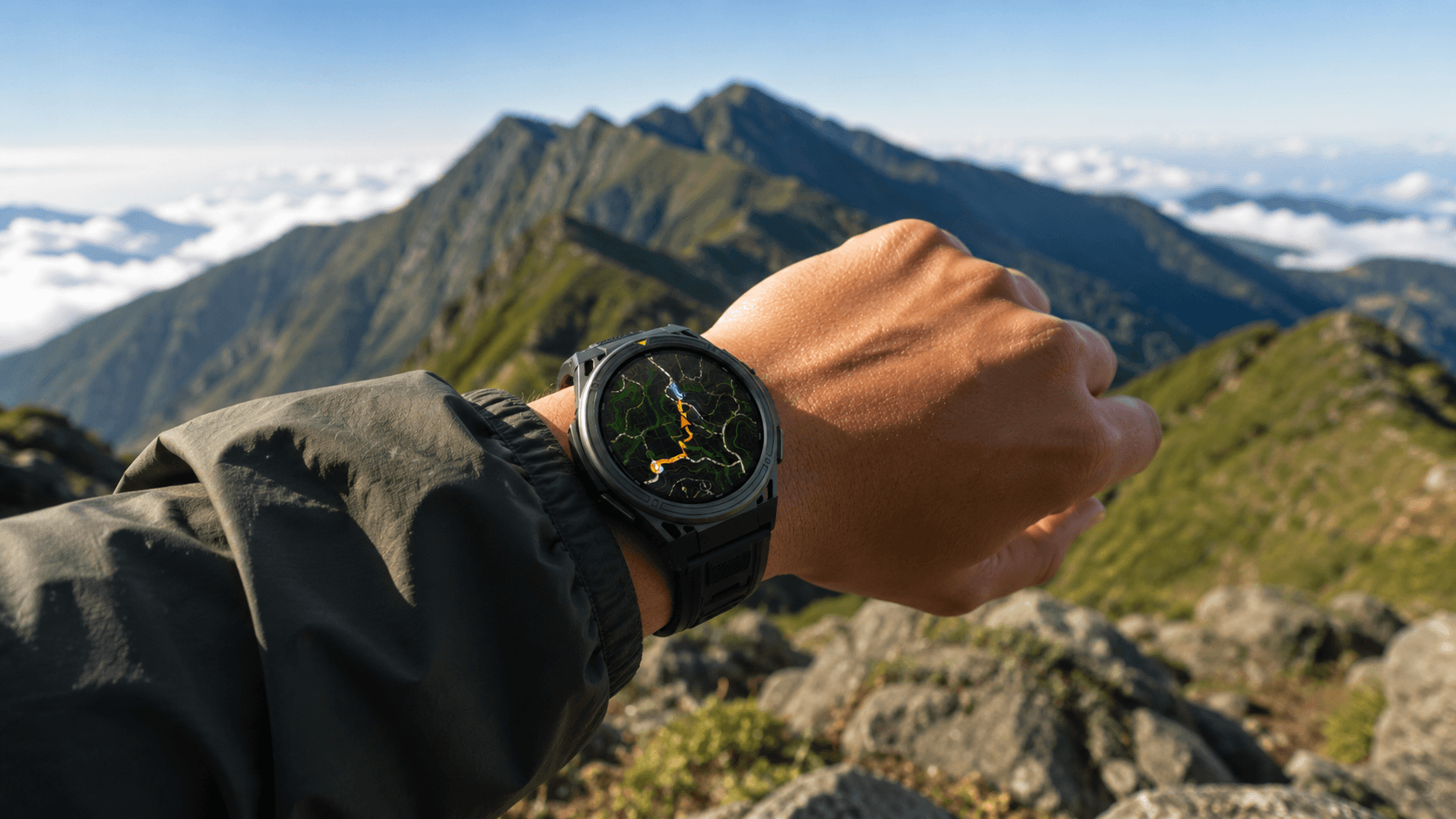 advan ultra watch smartwatch terbaik AMOLED untuk Petualang