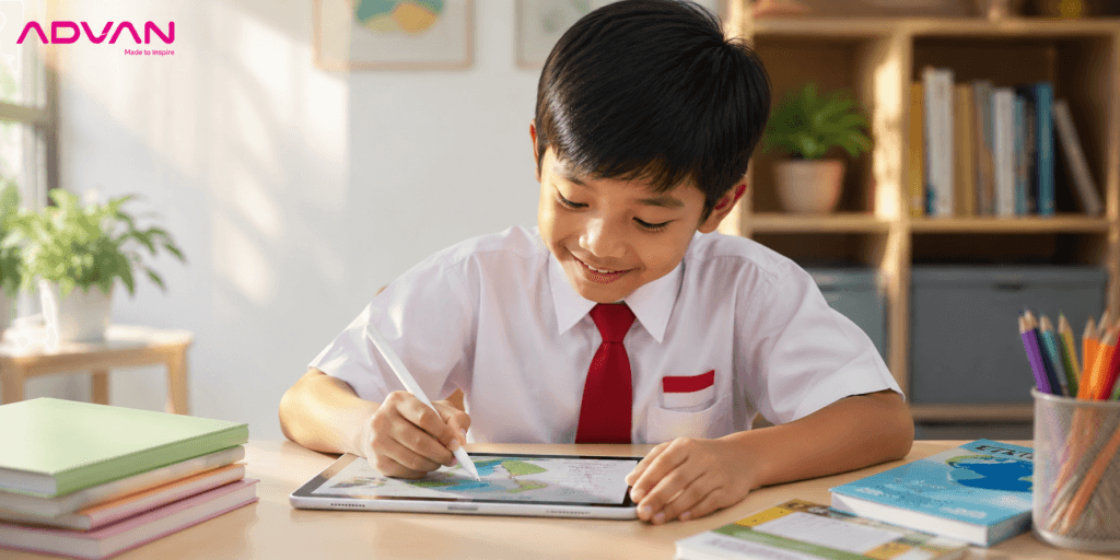 Advan Sketsa 3 Tablet Anak Sekolah Multifungsi