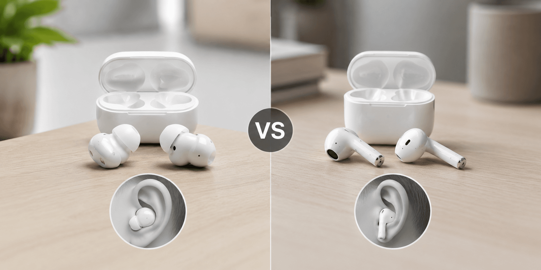 in ear vs half in ear tws. Mana yang lebih cocok untuk kamu