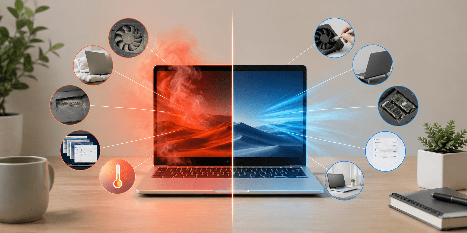 penyebab laptop cepat panas dan apa yang solusinya