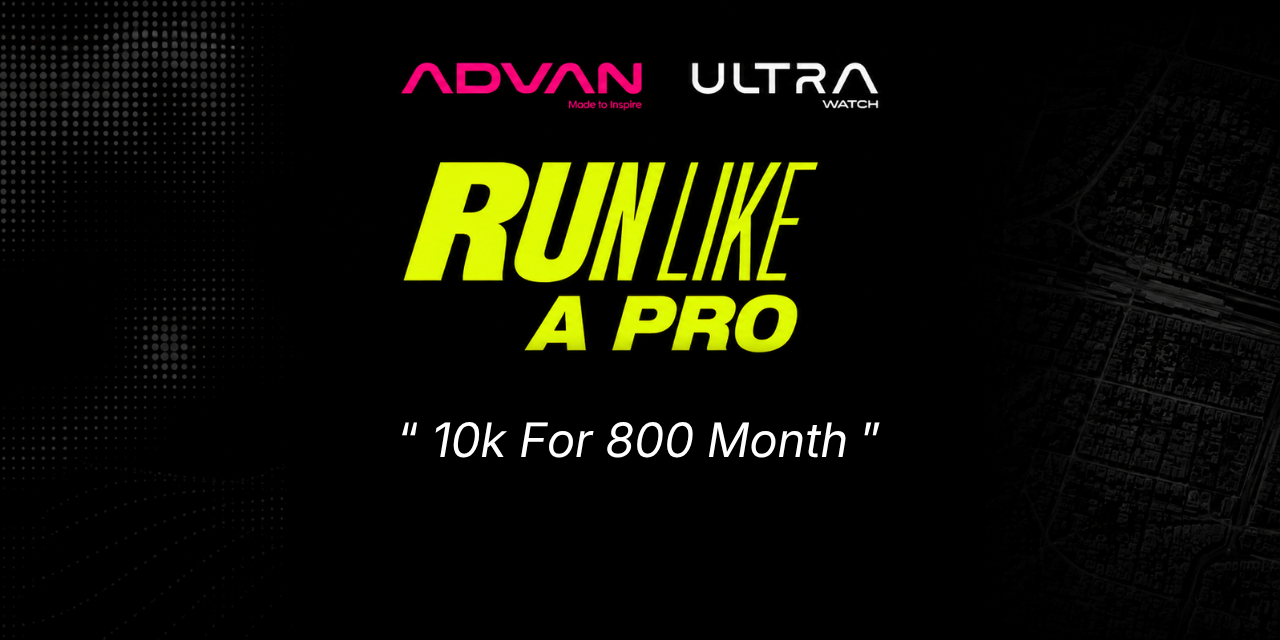 Run Like a Pro, 10k For 800 Month Advan