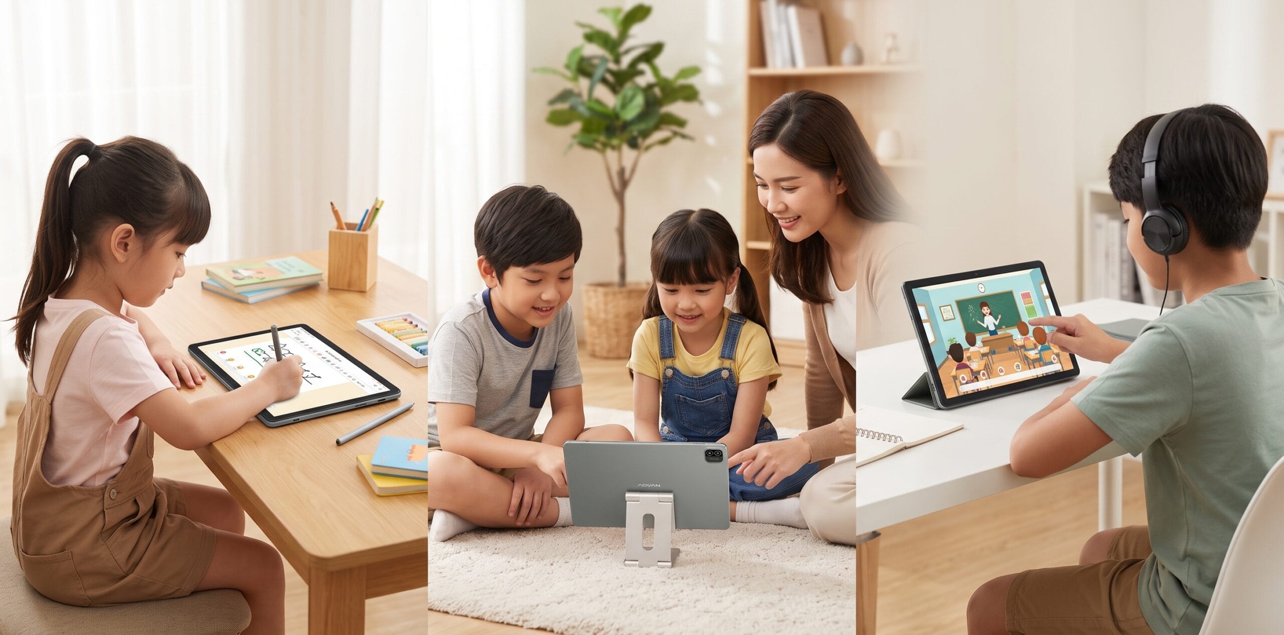tablet edukasi anak advan sketsa 5 dengan fitur lengkap untuk kebutuhan serta penunjang kegiatan