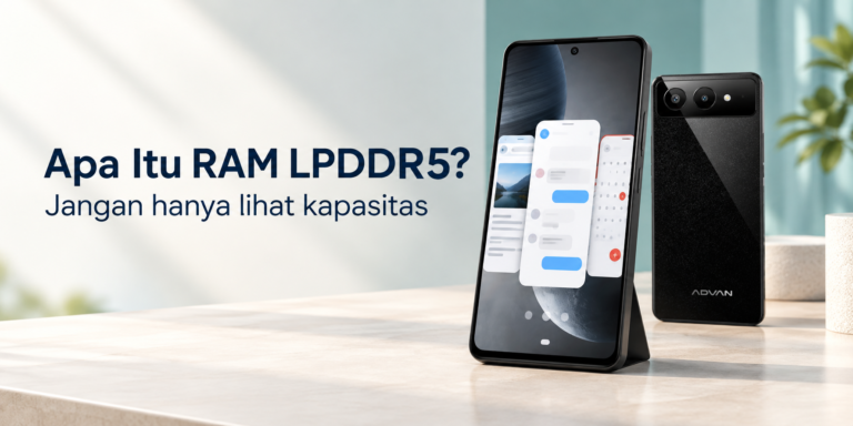 LPDDR5 pada smartphone Advan Macha 5G