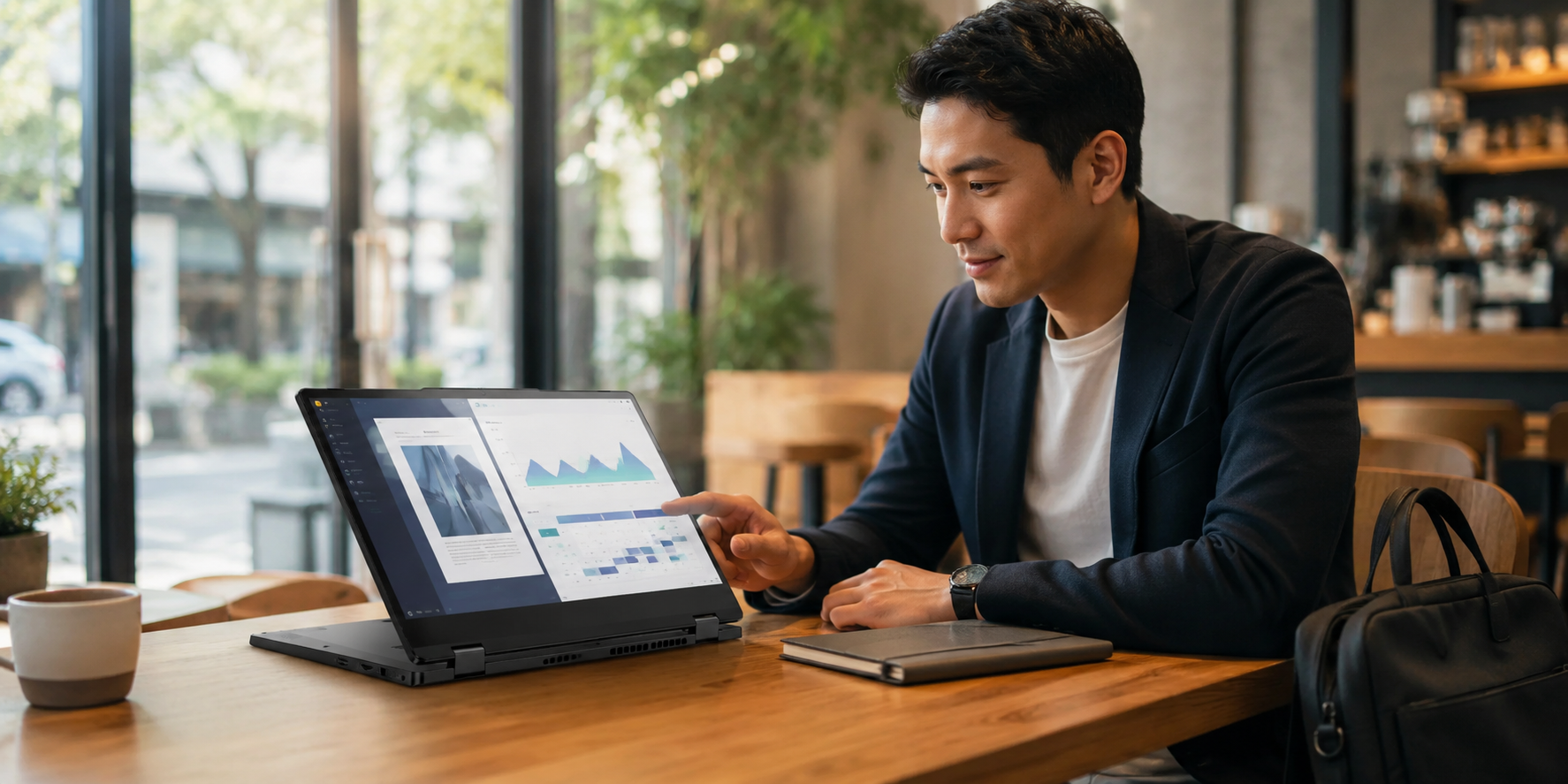 Kerja makin produktif dengan Laptop WFC Awet Advan 360 GO