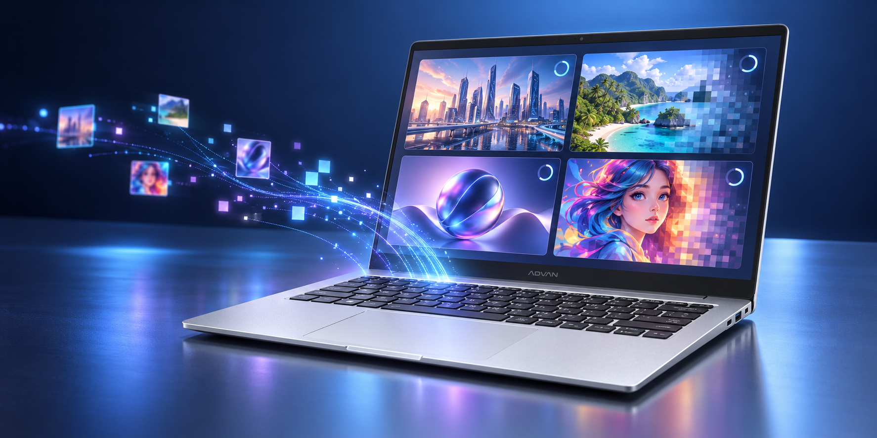 Laptop Windows AI Intel Advan AIR Neo laptop tipis dengan NPU hingga 38 TOPS