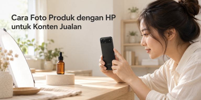 Cara Foto Produk dengan hp konten
