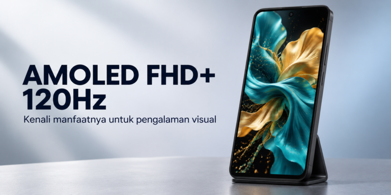 Layar AMOLED FHD+ 120Hz