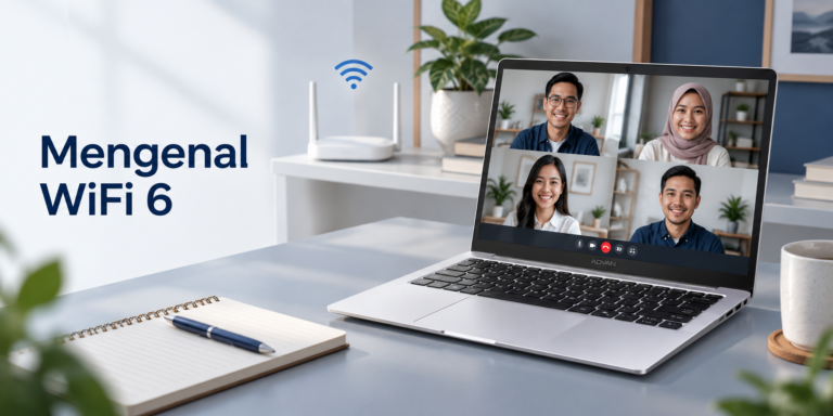 Apa itu wifi 6 pada laptop Advan Air Neo.