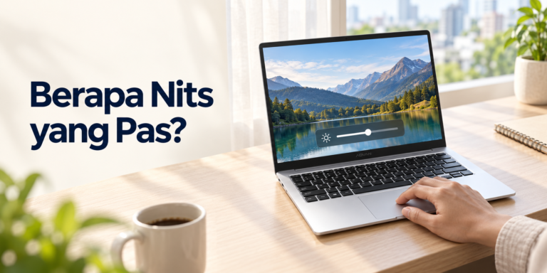 Berapa nits layar laptop yang bagus seperti Advan Air Neo