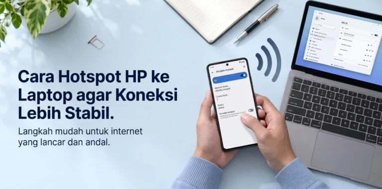 Hotspot hp ke laptop advan macha 5g