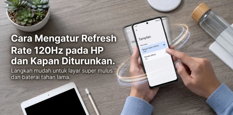 cara mengatur layar 120hz hp advan macha 5g