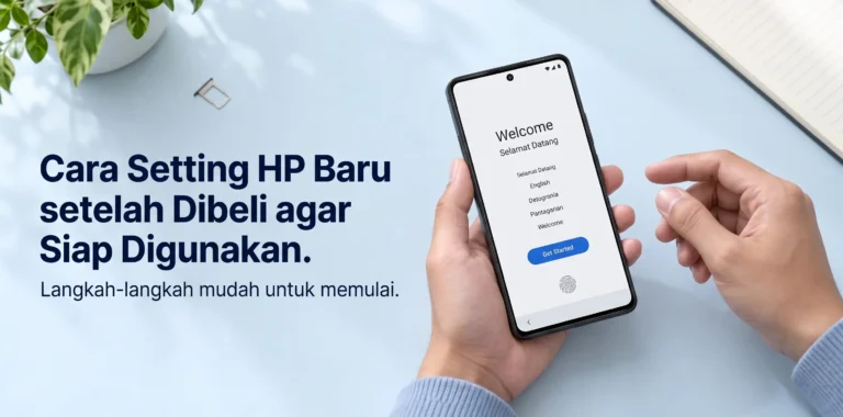 Cara setting hp baru advan macha 5g