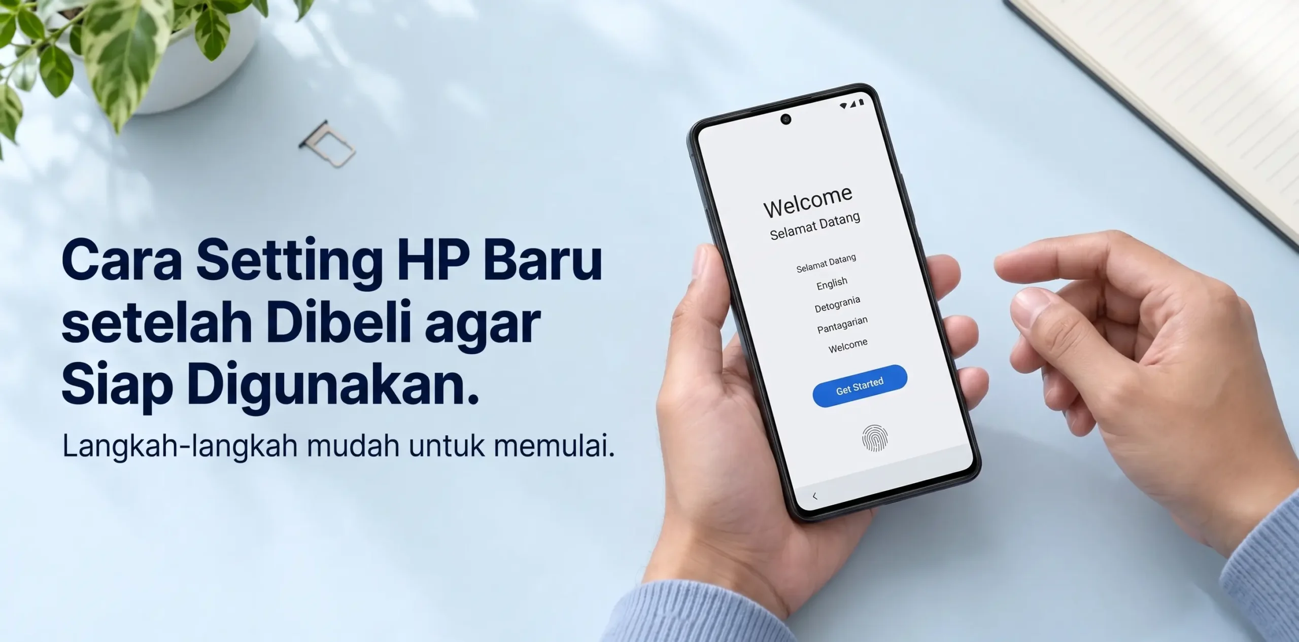 Cara setting hp baru advan macha 5g