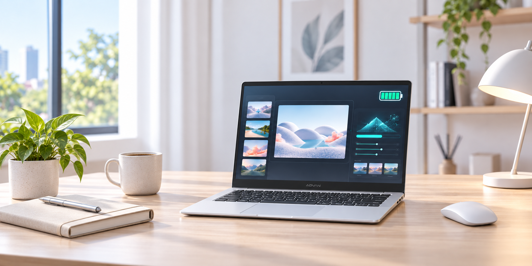 Laptop AI Hemat baterai Advan Air Neo
