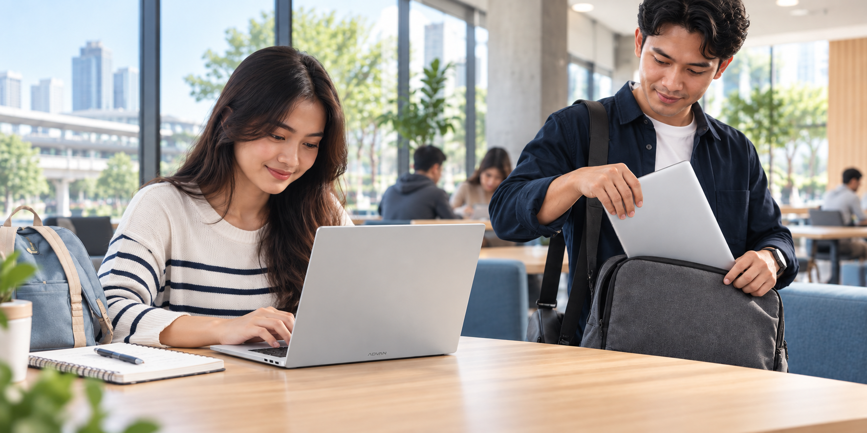 Advan Air Neo Laptop Ringan untuk mahasiswa tipis dan bertenaga