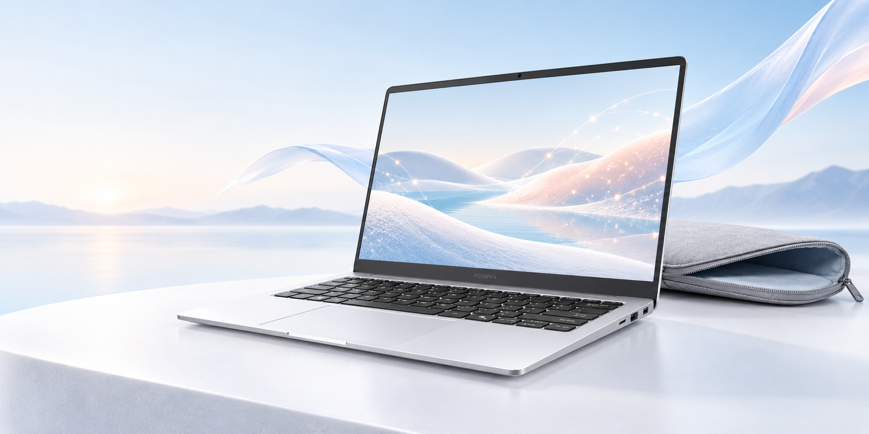 Advan Air Neo laptop tipis ringan terbaik dengan berat 0,99kg