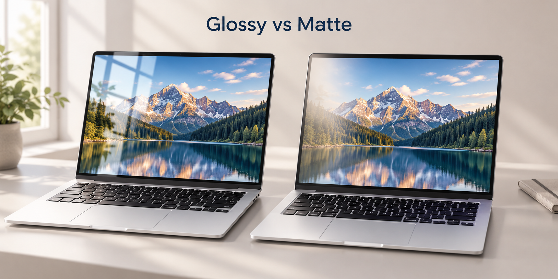 Advan Air Neo Layar laptop glossy vs Matte