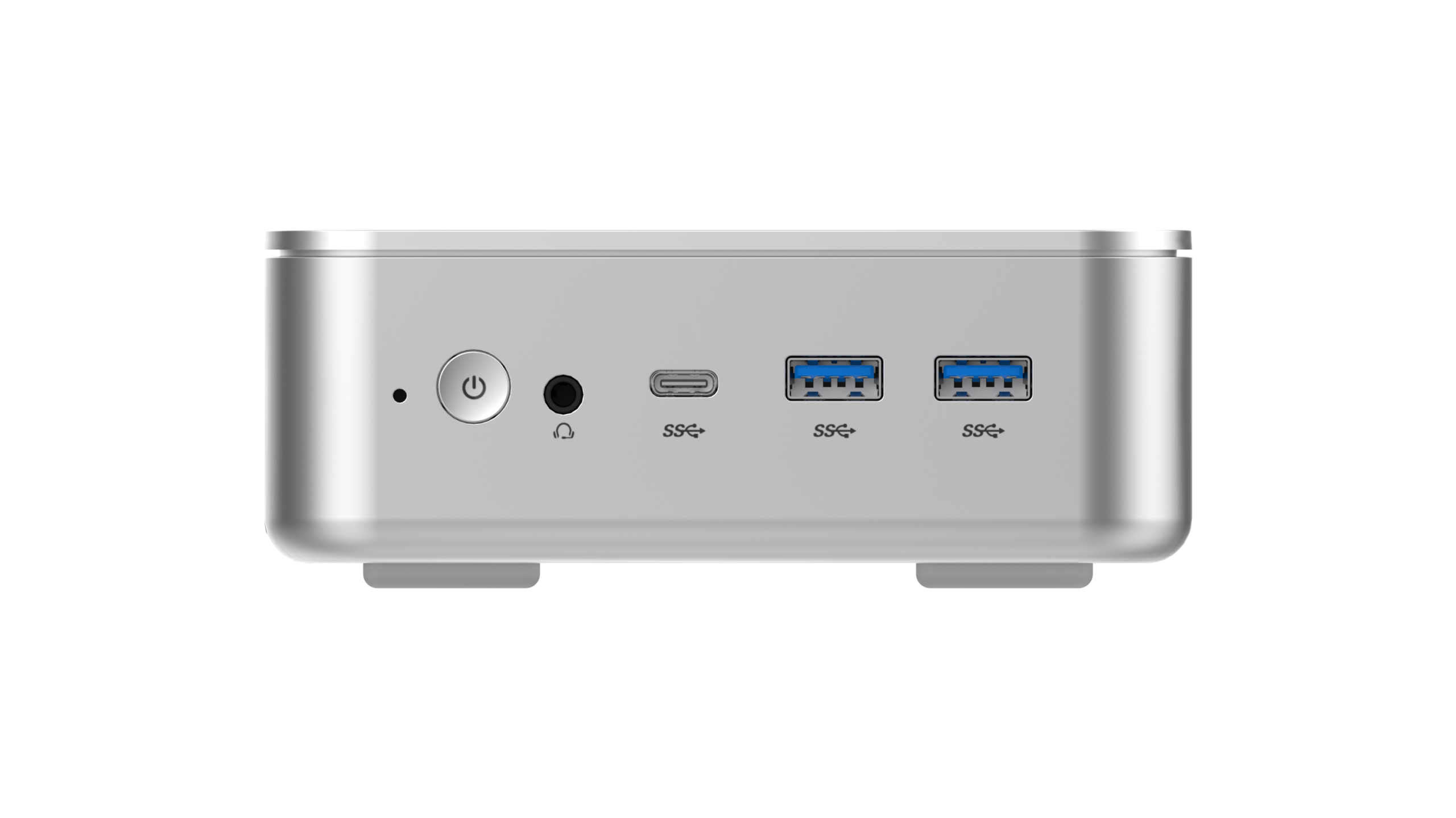 Port depan ADVAN Mini PC