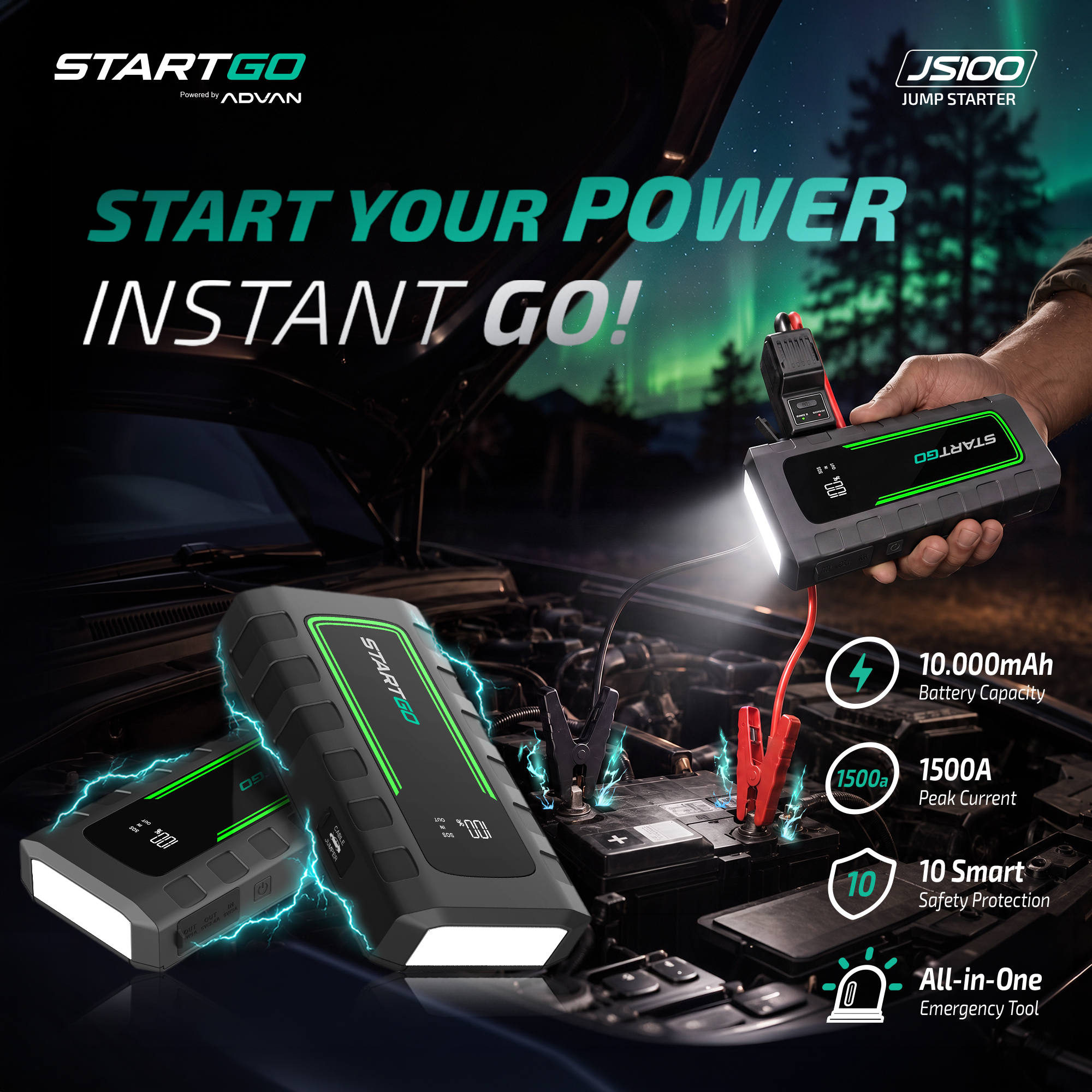 STARTGO JS100 Jump Starter