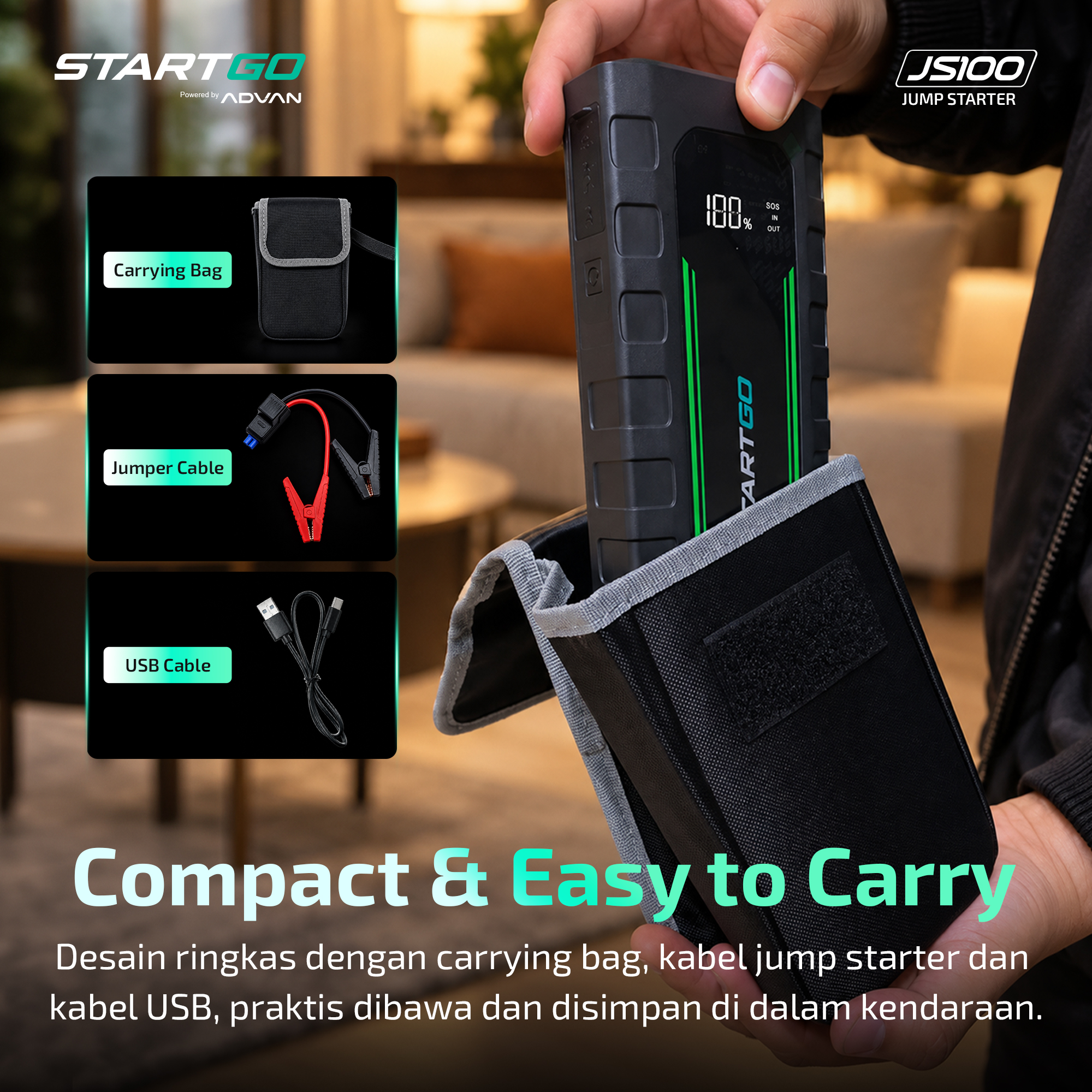 STARTGO JS100 Jump Starter