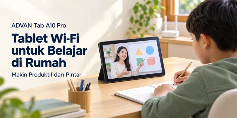 Tablet untuk belajar Advan A10 Pro belajar dirumah