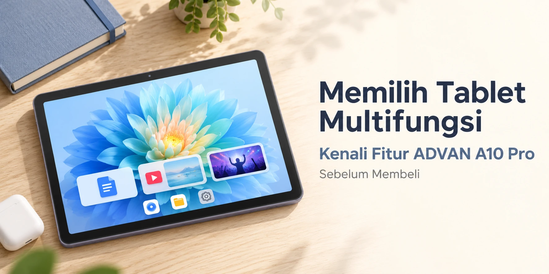 Memilih Tablet Multifungsi: Pahami Fitur ADVAN A10 Pro sebelum Membeli