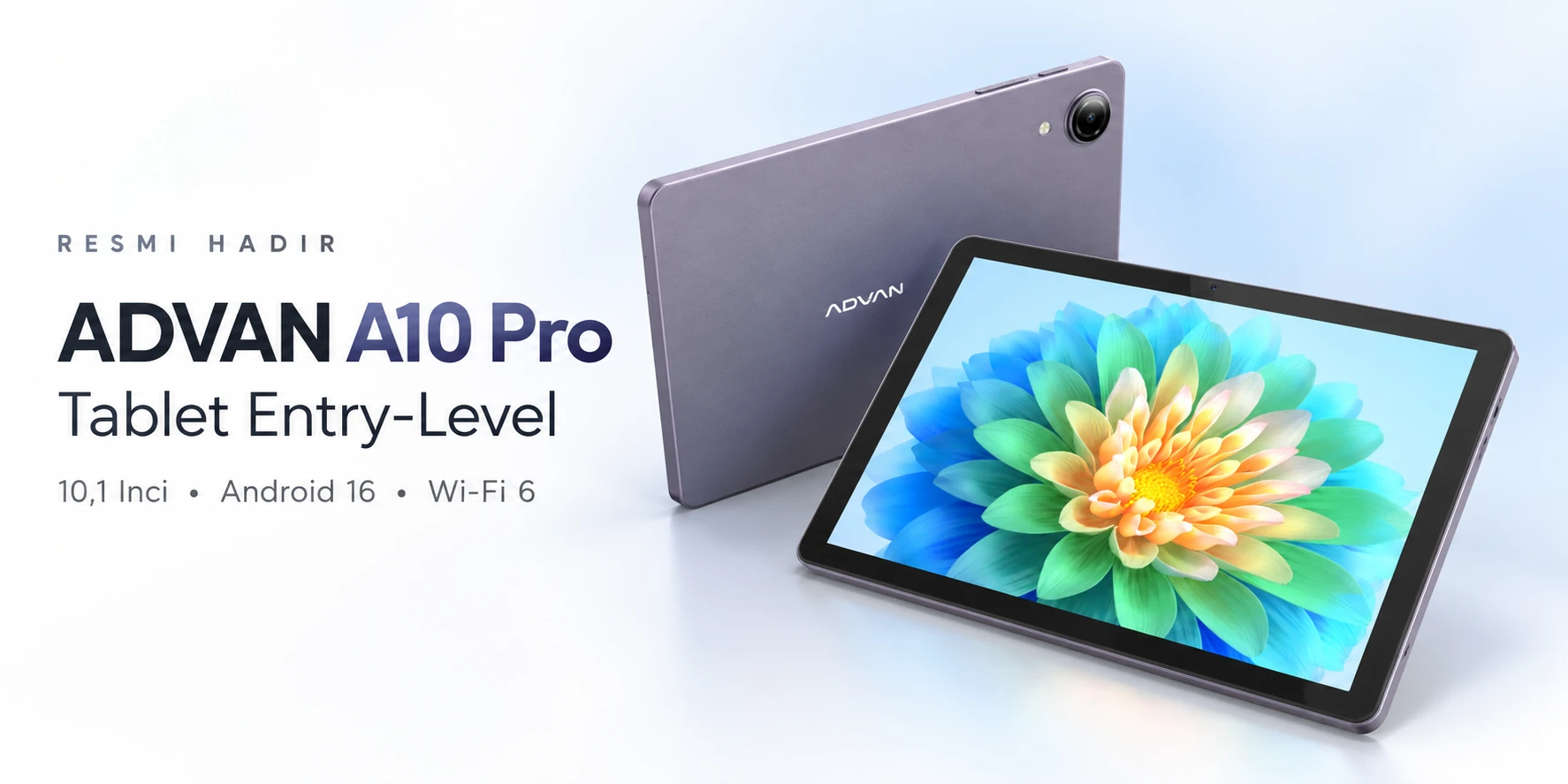 ADVAN A10 Pro Hadir: Tablet Entry-Level 10,1 Inci dengan Android 16 dan ...