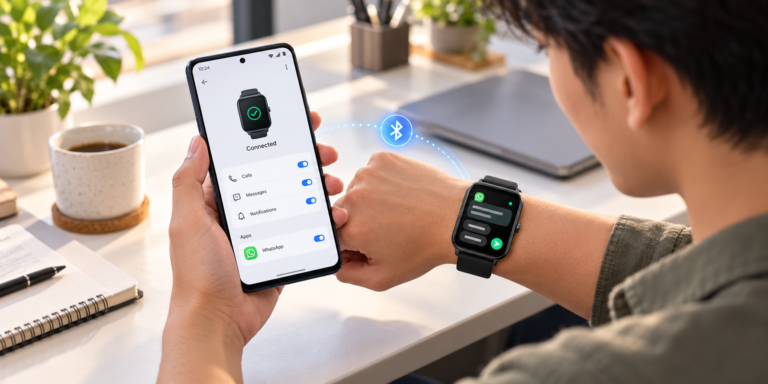 Cara menghubungkan smartwatch ke HP ADVAN SE1 dan smartwatch ADVAN lainya.